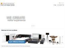 Tablet Screenshot of creativework.ch